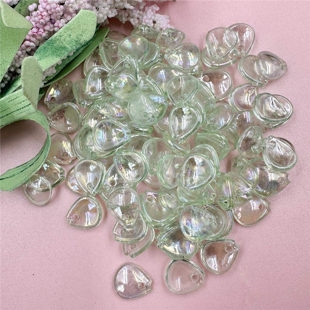 Материал для бисероплетения 100 шт. Модный акриловый DIY букет ожерелье браслет креативные аксессуары лепестки свободные бусины 10,8*12,4 мм