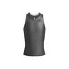 UA Iso-Chill Letter Logo Print Slim Fit Dry Comfortable Breathable Sleeveless Tank Top Men Tank Tops Dark-Gray 1365225-025