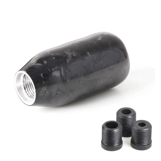 Ручка переключения передач Неровный рисунок ковки Легко держать в руке Эллиптическая шаровая шестерня из углеродного волокна