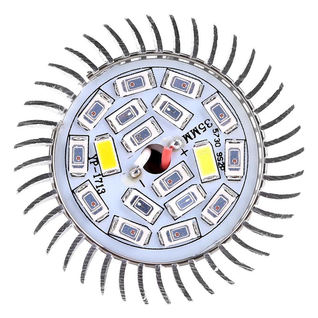 Полный спектр 85-265 В 18 Вт 18 светодиодных ламп для выращивания цветов и растений, гидропонная лампа для выращивания растений (E14)