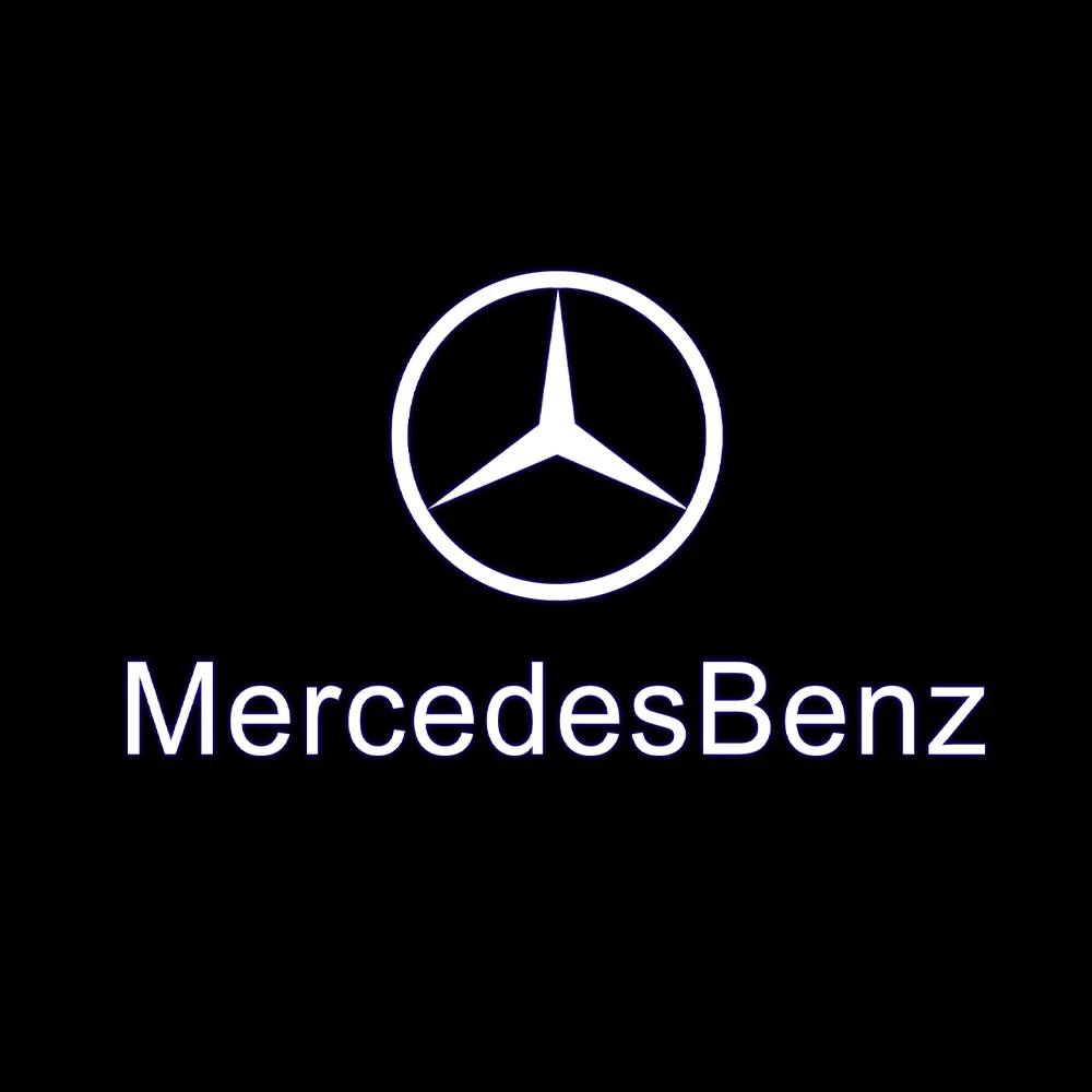 Car Door Projector Lamps Welcome Lights Accessories For Mercedes Benz AMG C260 C300 C280 C200 C230 W204 2008-2011 C-class W204