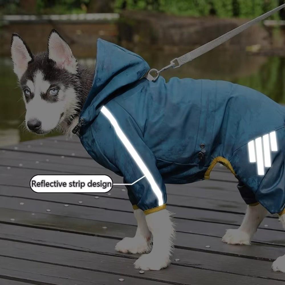 Lightweight Pet Raincoats Waterproof Jumpsuit Raincoat Dog Raincoat  for Small Medium Dogs