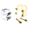 Nickel Plated Clarinet Double Screws Adjust Mouthpiece Ligature