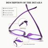Ultra-Light Reading Glasses With High-Quality Classic Small Frames Can Be Worn Daily To Enhance The Shape Of The Face