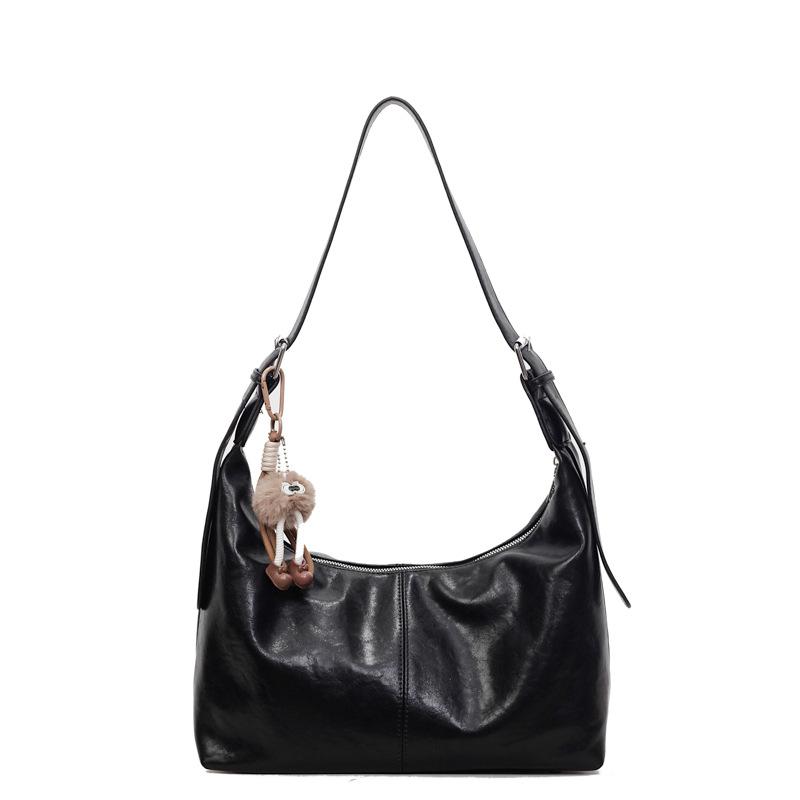 Ретро сумка женская большой вместимости 2025 новая осень и зима универсальная повседневная на плечо сумка-мессенджер сумка-тоут для поездок на работу