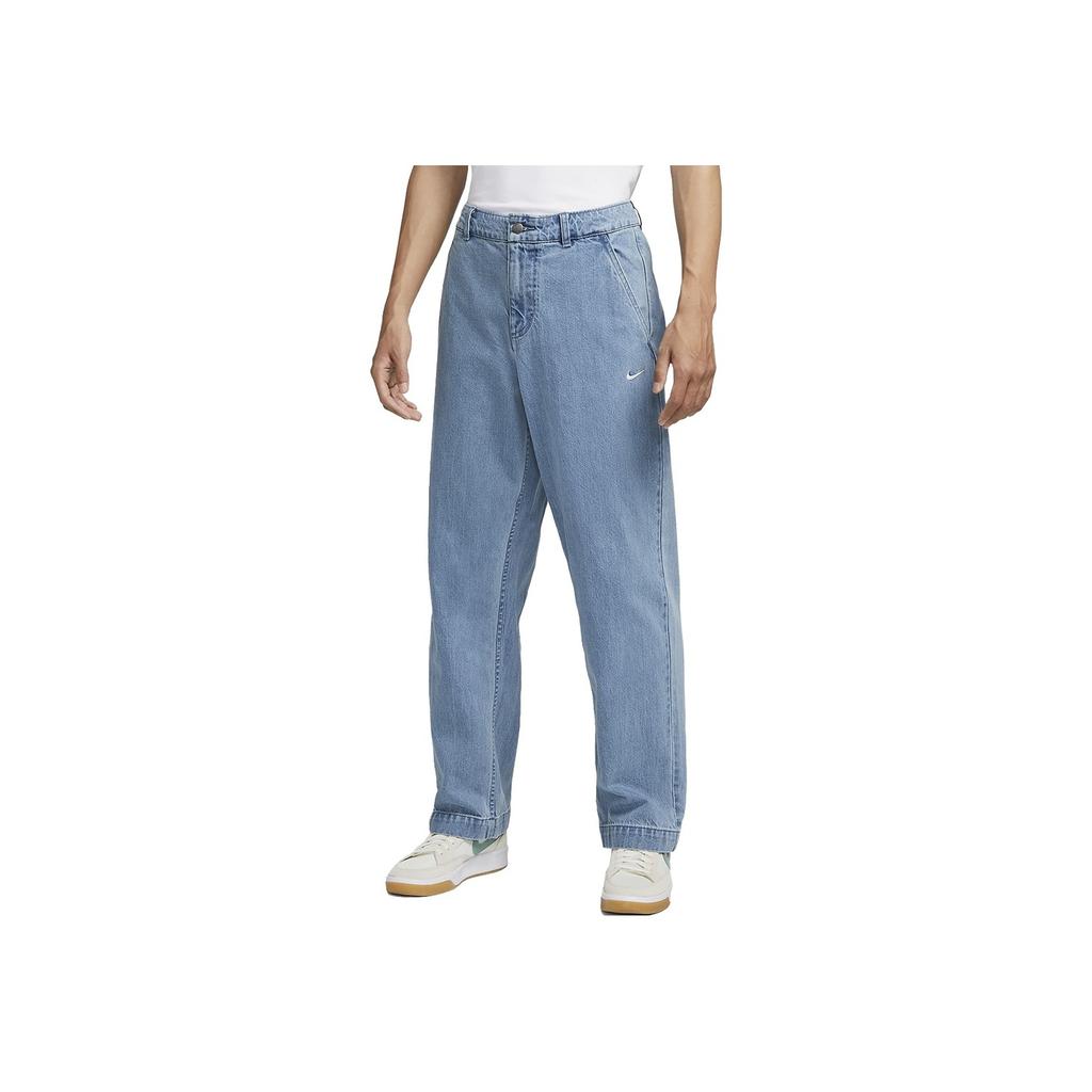Nike Джинсы мужские прямые с логотипом, синие DV8918-493