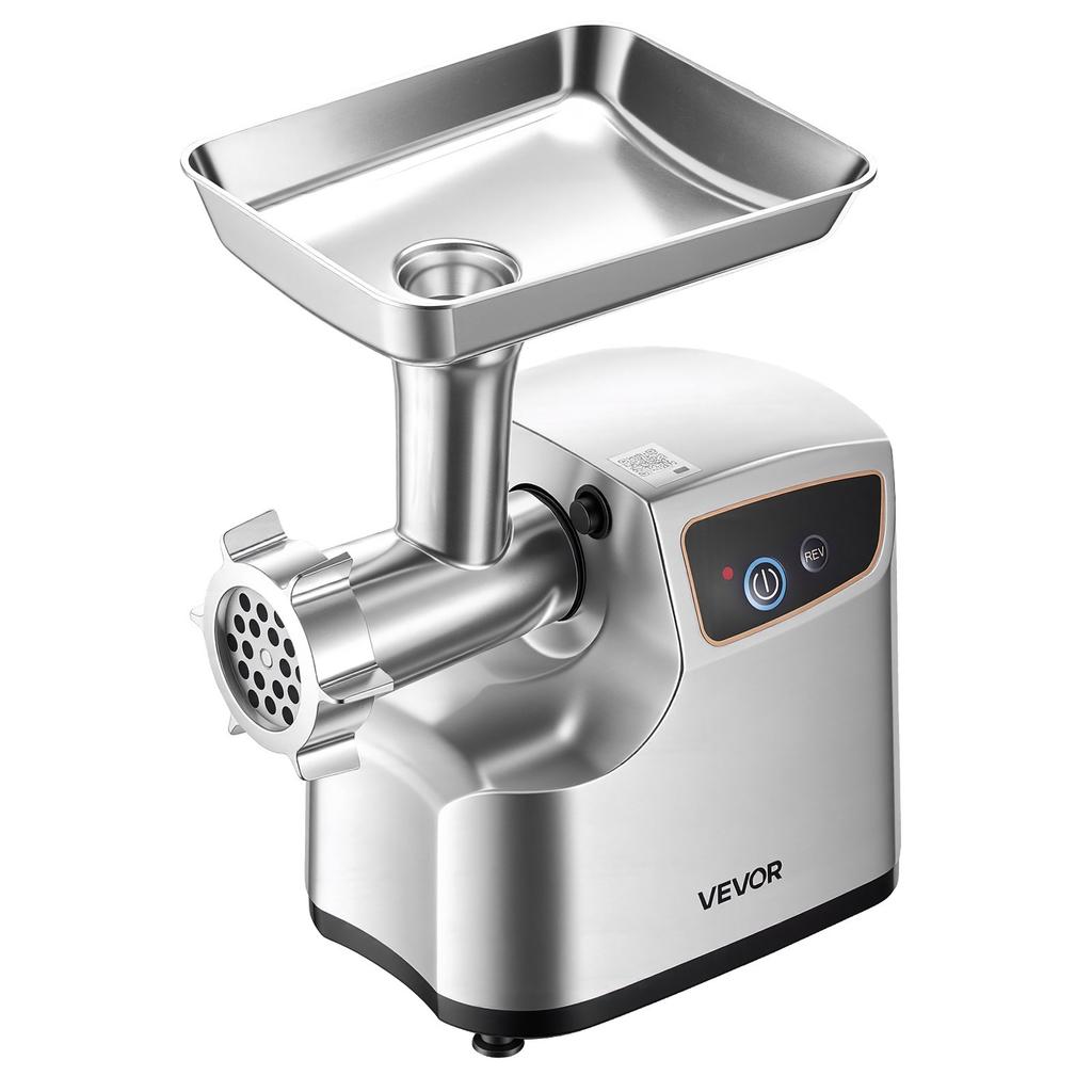 Electric Meat Grinder, 2.3 kg/Min Capacity, #8 Meat Mincer with 3 Grinding Plates, 3 Sausage Stuffing Tubes & Kubbe Kit, 700W/0.77HP Sausage Stuffer