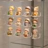 5 pcs Magnetic Acrylic Figure Stand Self-Adhesive Dolls Stand Shelf  For Dolls