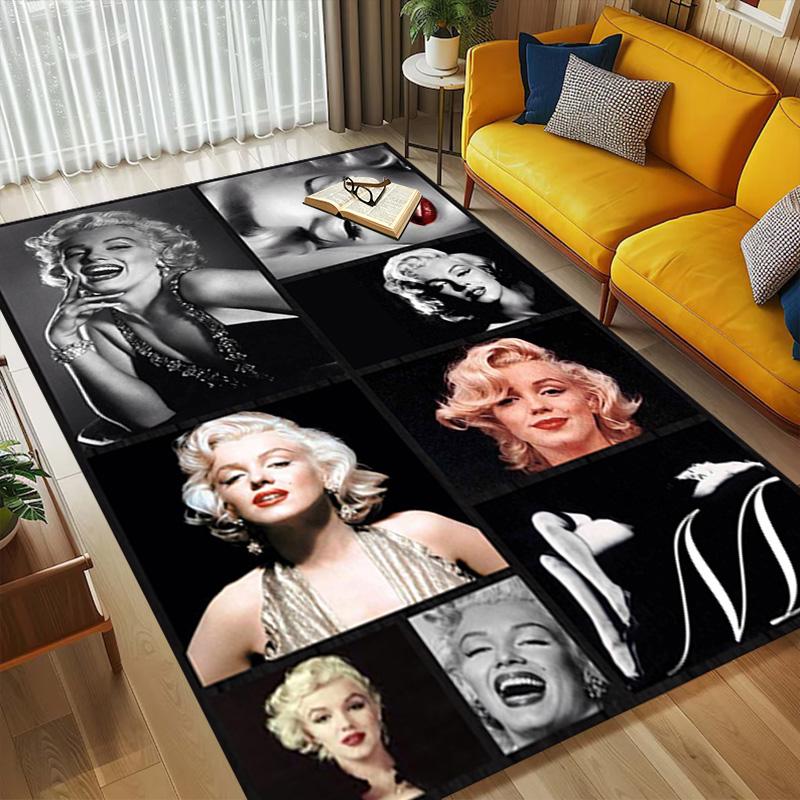 Marilyn Monroe Living Room Nonslip Area Rug Soft Carpet For Bedroom Game Playroom Sofa Office Home Decor Doormat Christmas Gift C926795