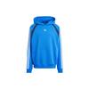 Adidas Originals Hooded Striped Casual Long Sleeve Sweatshirt Men Sweatshirt Bird-Feather-Blue IW3647
