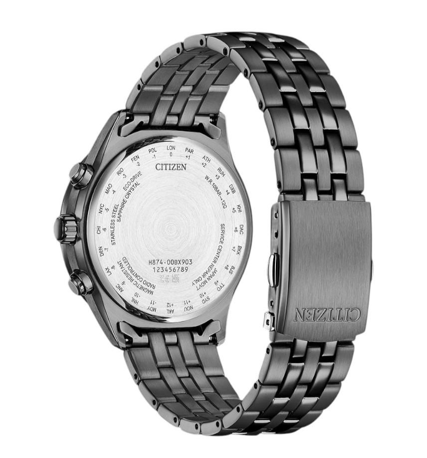 Citizen Мужские часы Eco-Drive с радиоуправлением фазами Луны и вечным календарем BY1037-51H