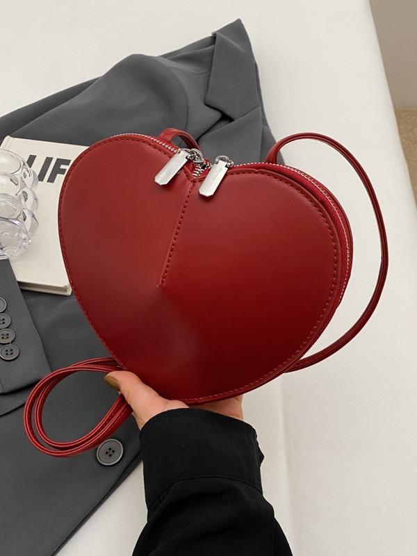 Fashion Bag Women's New Versatile Messenger Bag Mini Heart Bag