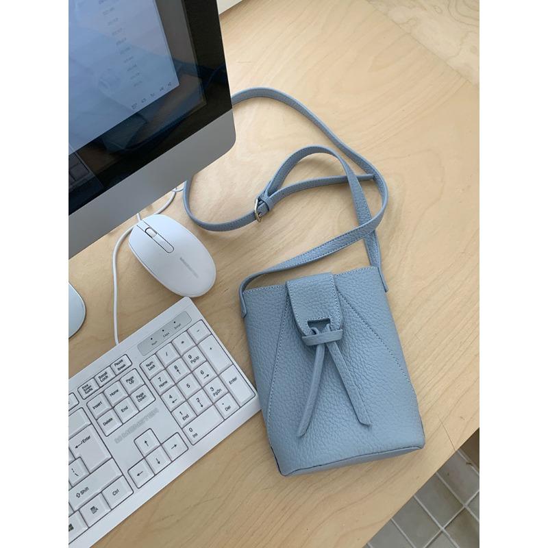 Новый стиль сумки для мобильного телефона для женщин, сумка через плечо, новый стиль, вертикальная сумка через плечо для покупок, симпатичная маленькая и легкая мини-сумка-ведро