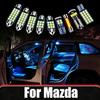 Для Mazda 2 3 5 6 BK BL BM BP GG GH GJ GL CX3 CX4 CX5 CX-5 CX7 MX5 RX8 BT50 2003- Светодиодные лампы для автомобиля Аксессуары