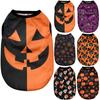 Dog Clothes Halloween Pet Costume For Small Dogs Cats T-shirt Funny Ghost Print Puppy Vest Dress Up Apparel Chihuahua Clothing