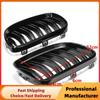 Для BMW E92 E93 Facelift 316i 320d 320i 323i 325d 325i 2010-2014 передняя решетка радиатора Kidney Racing 1 пара глянцевая черная спортивная решетка для автомобиля