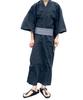 Комплект юката Оби-Гета Веер ML LL XL Комплект джентльменской японской одежды [BEATJIVE] BRS-YKT-01 Мужской комплект из 4 предметов One-Touch для мужчин (Б-16, XL)