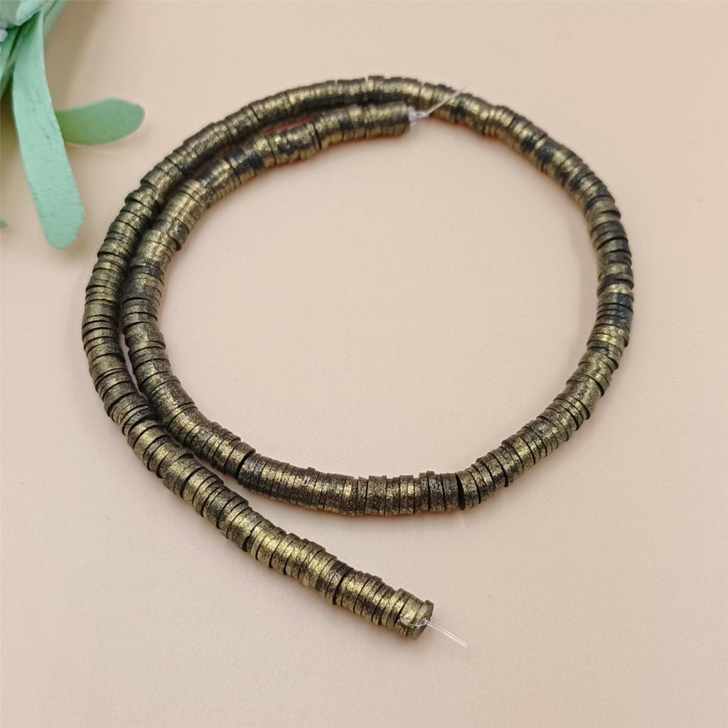 Pearlescent Powder Fashion Necklace DIY 6mm 350PCS 1 String Spacer Beads Bracelets Loose Beads 12Colors For Jewelry Making Polymer Clay Beads