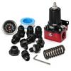 Adjustable Fuel Pressure Regulator 30-140PSI Adjustable Pressure Range 10AN Feed Ports & 10AN Return Port With 0-160PSI Gauge Set