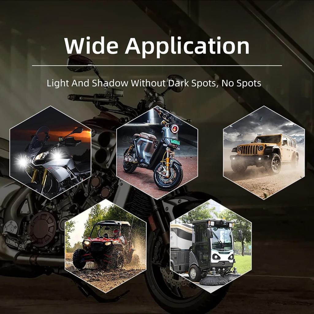 1 шт. мотоциклетные прожекторы светодиодные белые желтые вспышки красочные совы тигровые фары для мотоцикла противотуманные фары универсальные модифицированные фары