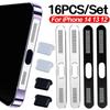 1-16 шт. Металлические пылезащитные сетчатые наклейки для iPhone 12 13 14 Pro Max, отверстия для динамика и слухового динамика, противопылевая металлическая сетка, пылезащитная крышка, универсальная2