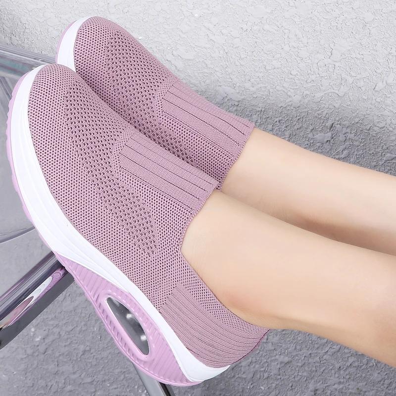 Fashion Fashion Shoes for Women 2025 Vulcanized Sneakers Platform Shoes Summer Casual Thick Sole Elevated Walking Sports Shoes Zapatos