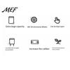 Slim Garbage Can for Bathroom Trash with Heightened Legs And Wheels, 16L Capacity Press on Lid Kitchen Wheels Bin, Retro Style Waste Container Living