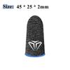 1 Pair Mobile Breathable Sweatproof Finger Cots Anti-slip Game Fingertip Gloves Touch Screen