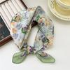53*53cm Silk Scarves for Woman Fashionable Pattern Smooth To The Touch Spring Summer Sun Protection Silk Scarf