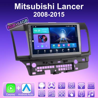 2 DIN Android Carplay автомобильное радио для Mitsubishi Lancer 2008-2015 мультимедийный проигрыватель головное устройство стерео GPS навигация BT WIFI 4+64 ГБ