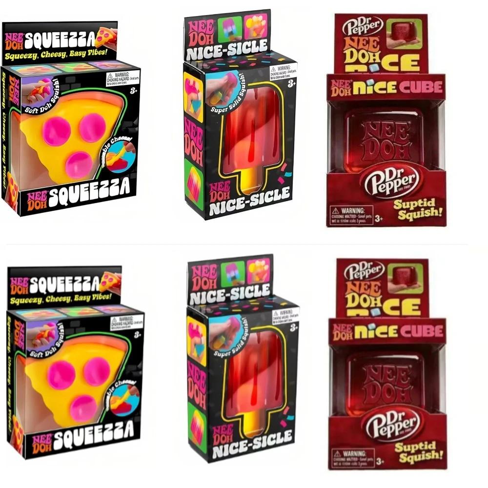 Schylling Nee Doh Nice Cube Сквиши Игрушка-антистресс, Кубик-антистресс для снятия напряжения и тревоги, Идеально подходит для студентов и офисных работников