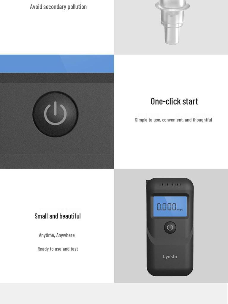 Портативный высокоточный алкотестер Lydsto