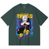 230 г/м² 100% хлопок Dragon Ball V71 Принт Future Trunks Унисекс Тяжелая хлопковая футболка