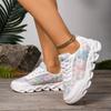 Мода Новая женская повседневная спортивная обувь модная, универсальная, дышащая, легкая и с мягкой подошвой обувь для бега на открытом воздухе