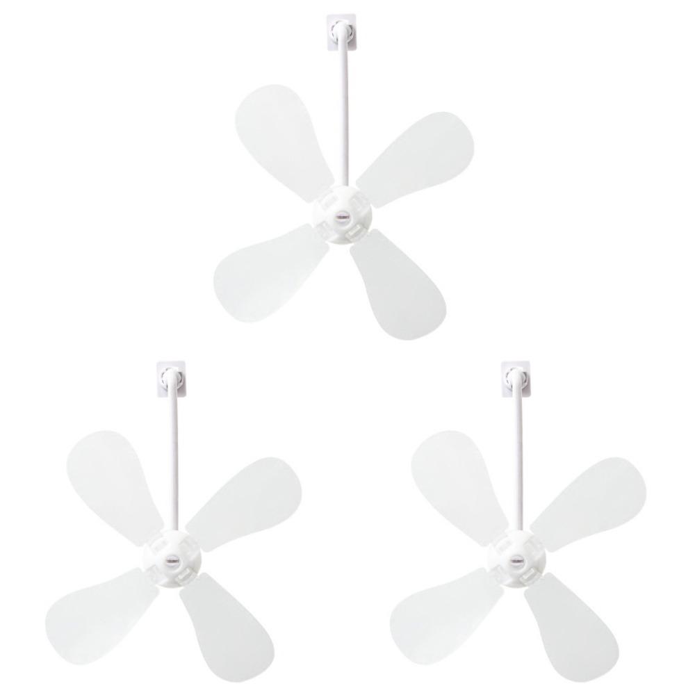 3Pcs Wall Mounted Air Conditioning Ventilator Anti Direct Blowing Air Conditioner Vent Fan For Home