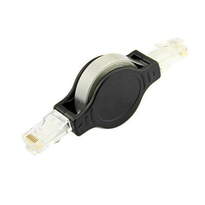 4,9 фута Портативный Выдвижной Провод LAN Кабель RJ45 Ethernet Интернет Сетевой Кабель