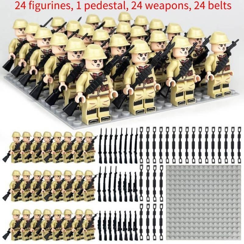 Small Particle Soldier Building Blocks Durable Abs Plastic Construction