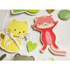 Glitter 3D Stickers - Playful Cats
