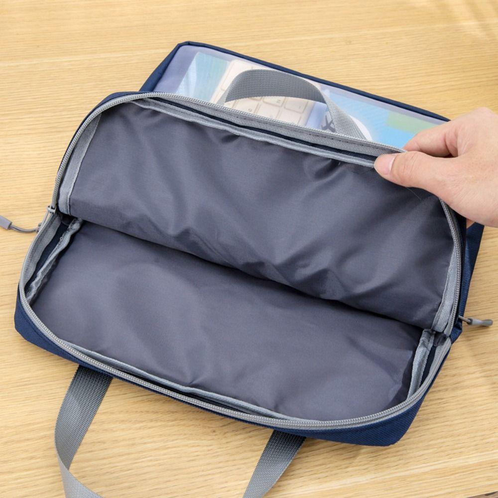 Portable A4 File Organizer Handheld Art Storage Bag Lightweight Document Storage Bag for Students
