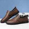 Men's Business Foot Leather Shoes Non-slip Breathable Soft-soled Leather Shoes
