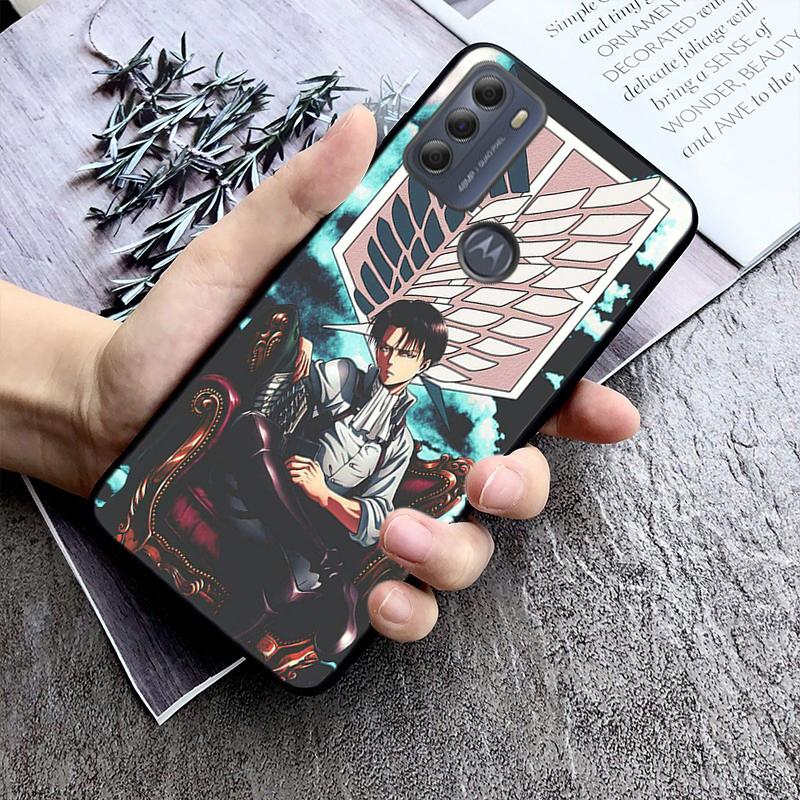 Чехол для телефона «Атака Титанов» для Motorola Moto E32 E20 E40 G22 G52 G20 G30 G100 G60 G50 G10 GPure GStylus G9 One Action Macro