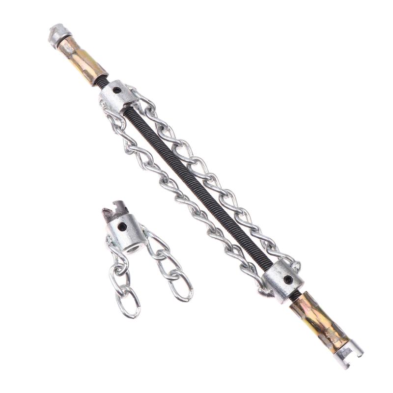 Push-Type Rotary Cable Sewer Dredge Flex-Shaft Sewer Descaling Chain Multi-Purpose Pvc Pipe Maintenance Tool For 16Mm Spring