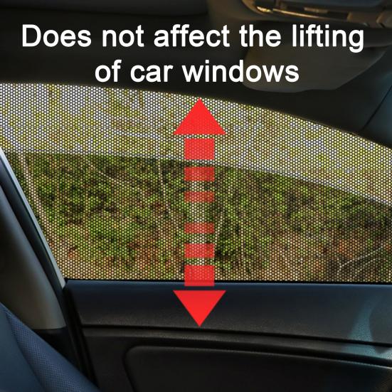 1 Set Car Sunshade Universal Privacy Mosquito Net for Window Protection