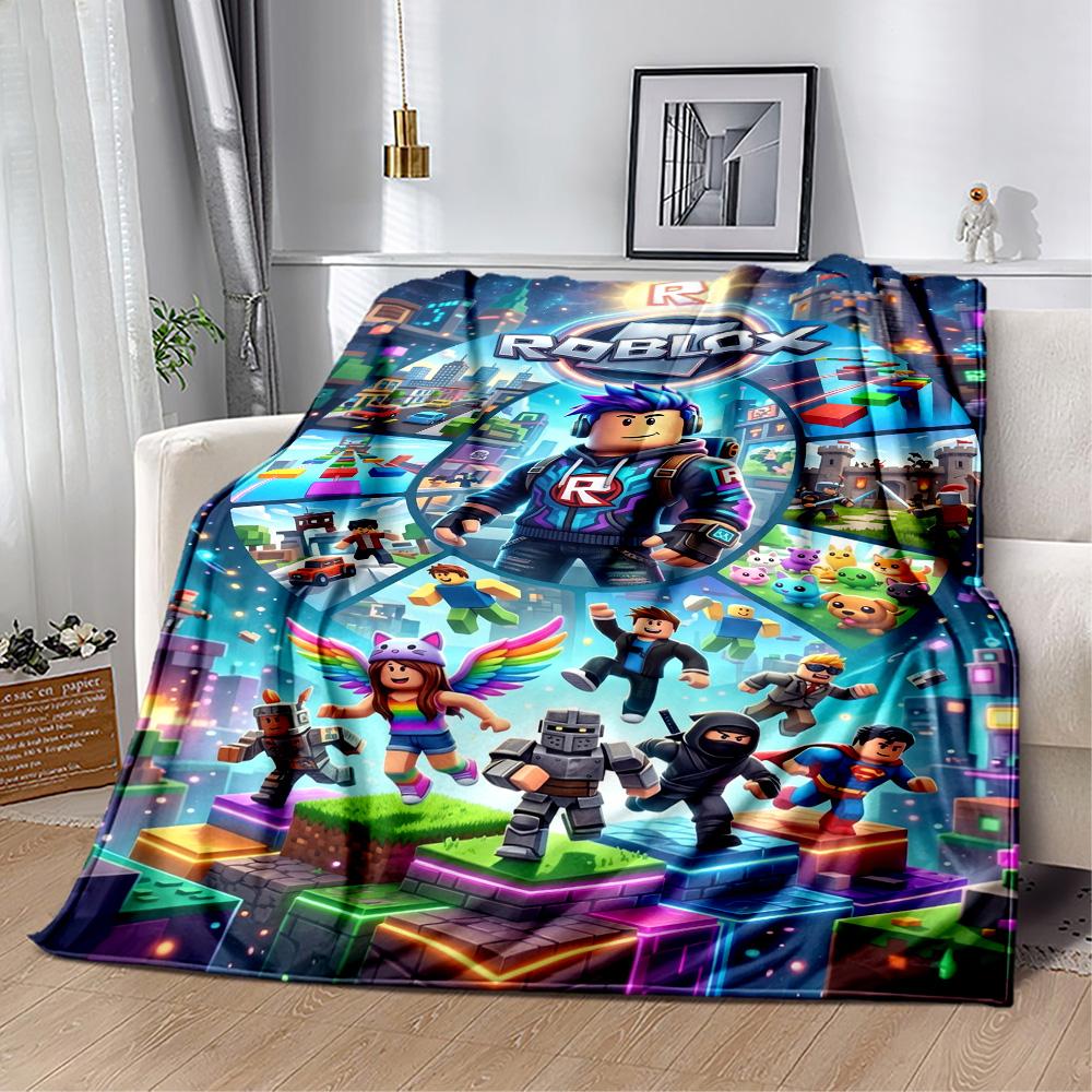 Roblox 112 Blanket Comfortable Suitable for Seaside Chair Office for All Occasions Modern Suitable for Gifting Relatives and Friends