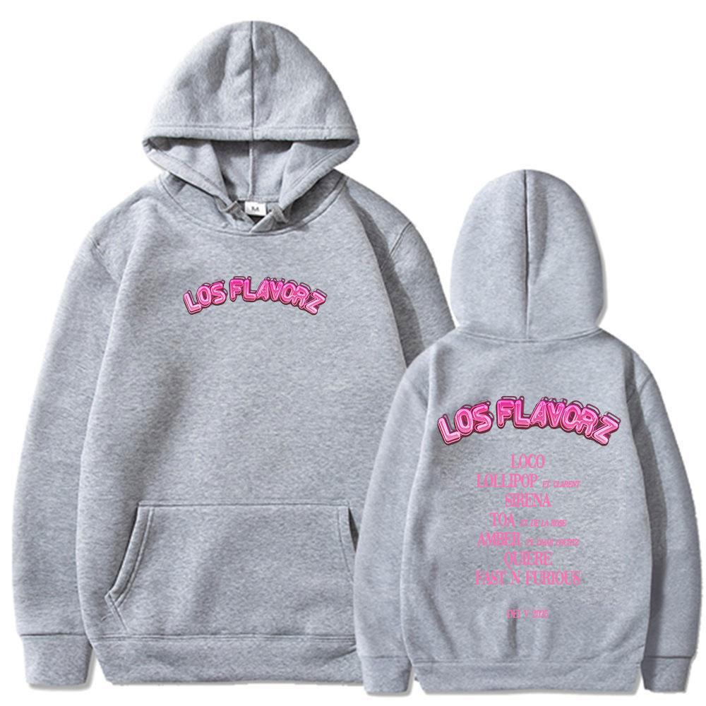 Rapper Dei V LOS FLAVORZ 2025 Album Hoodies Men Women Clothing Fashion Hip Hop Long Sleeve Sweatshirt Comfort Oversized Pullover