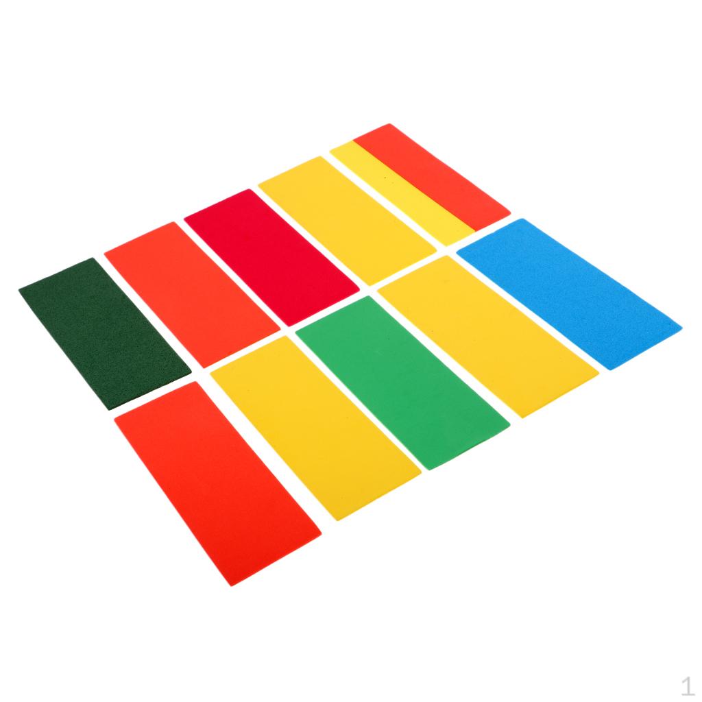 10Pcs Colored Foam for , Dry Fly Patch, Tying Materials