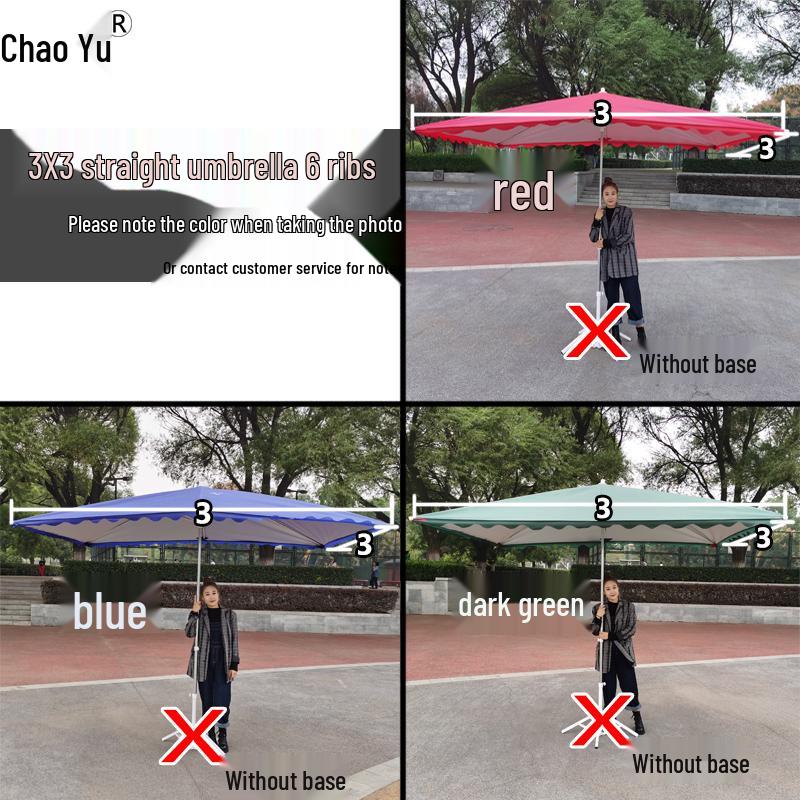 Складной уличный коммерческий солнцезащитный зонт с наклоном и козырьком