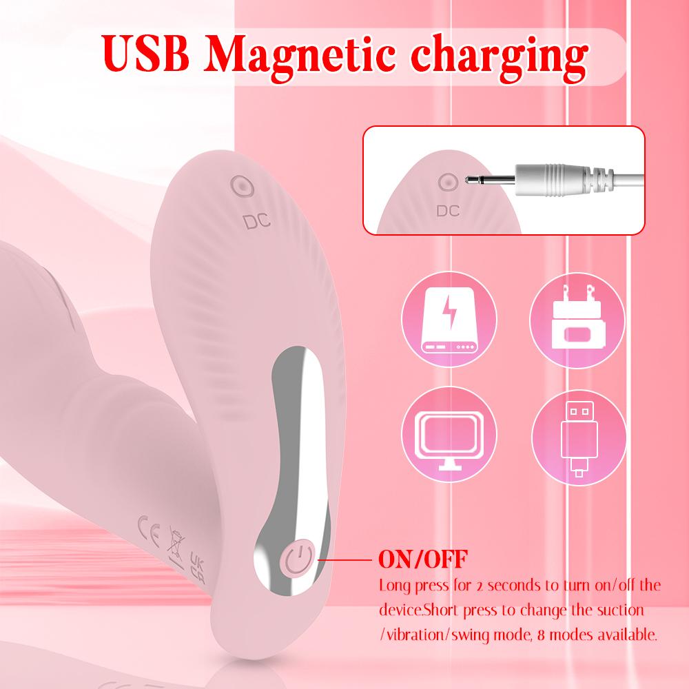 Вибратор с дистанционным управлением 8 режимов вибрации сосания точка G точка A клитор стимулятор секс-игрушка для женщин мастурбация оргазм товары