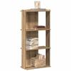 VidaXL 3-Tier Bookcase Artisan Oak 60x30x120 Cm, Shelf, Bookshelf, Storage Shelf 860273