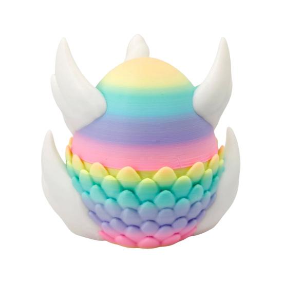 Коллекционное мини-яйцо с драконом, напечатанное на 3D-принтере, с подвижным драконом внутри